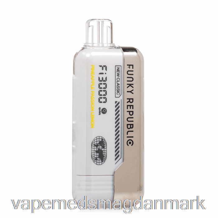 Vape Væske Funky Republic Fi3000 Engangs Ananas Passion Citron
